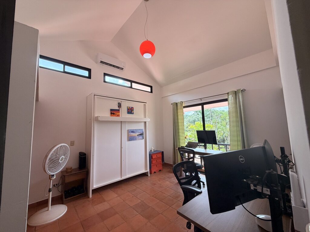 Same room with the fold-down wall bed